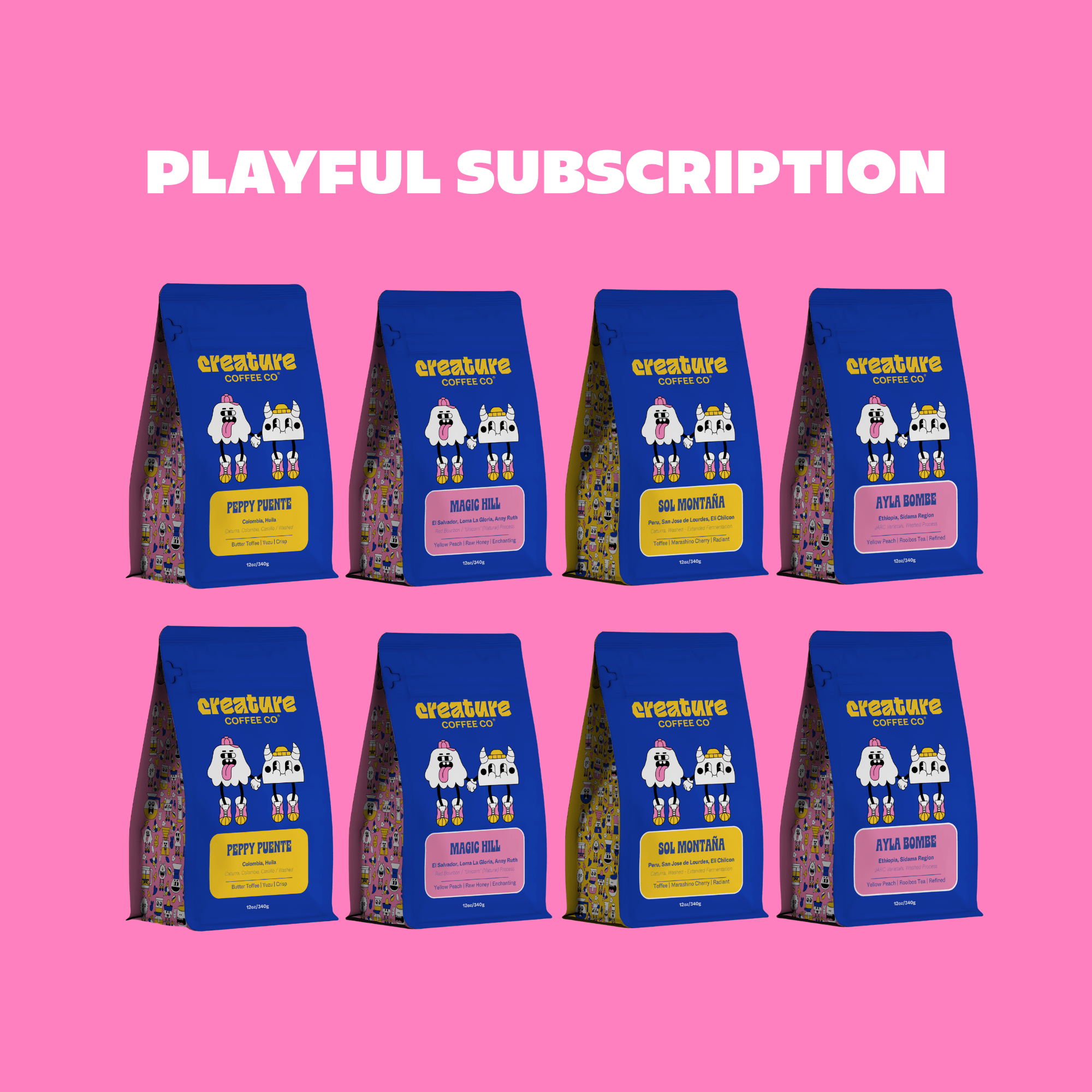 PLAYFUL SUBSCRIPTION - Creature Coffee Co - Creature Coffee Co